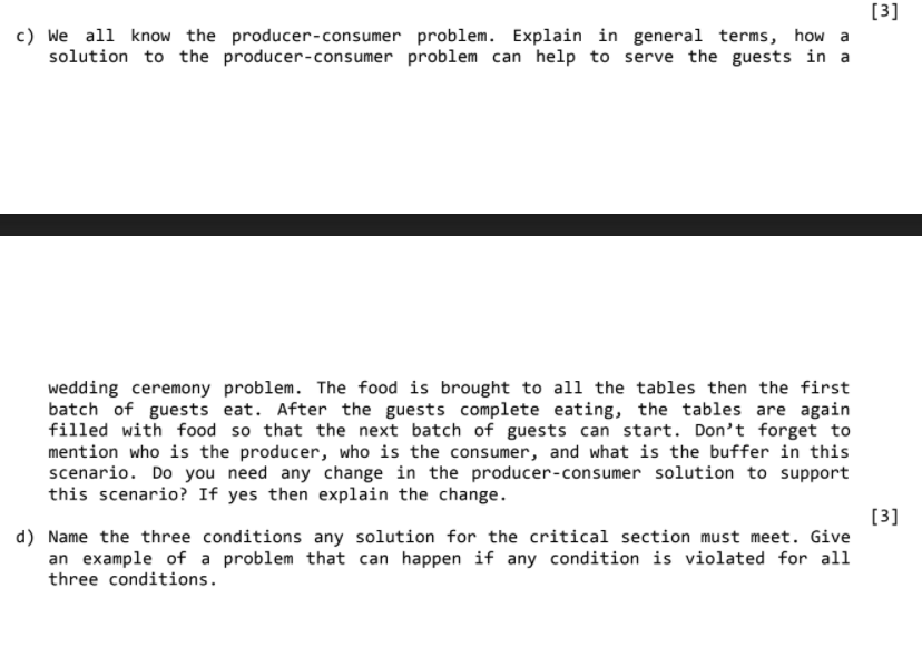 wait (mutex); read_count--; 1* writing is performed */ if (read_count == 0)