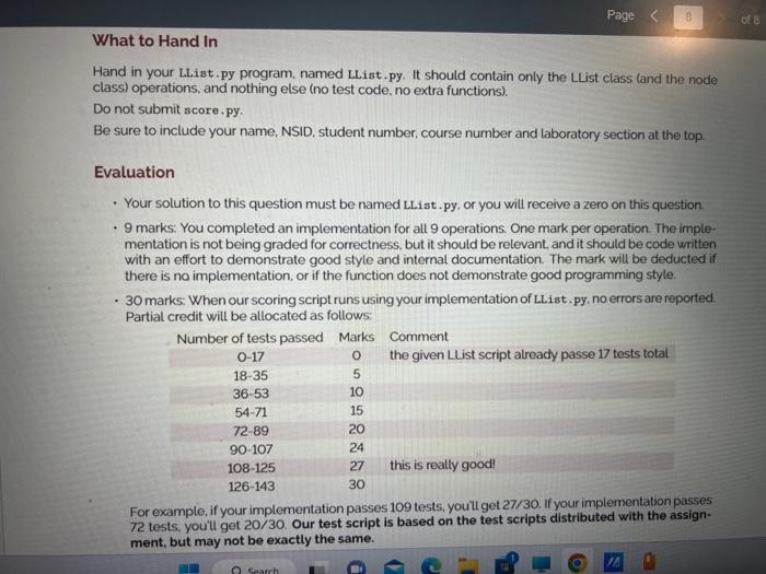 question shall not be distributed to any person except by the instructors