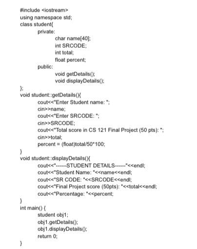 Add constant class object and friend function #include using namespace std; class