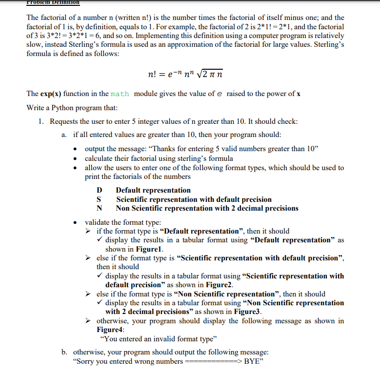and Default representation format type. Figure2 shows a sample run of the