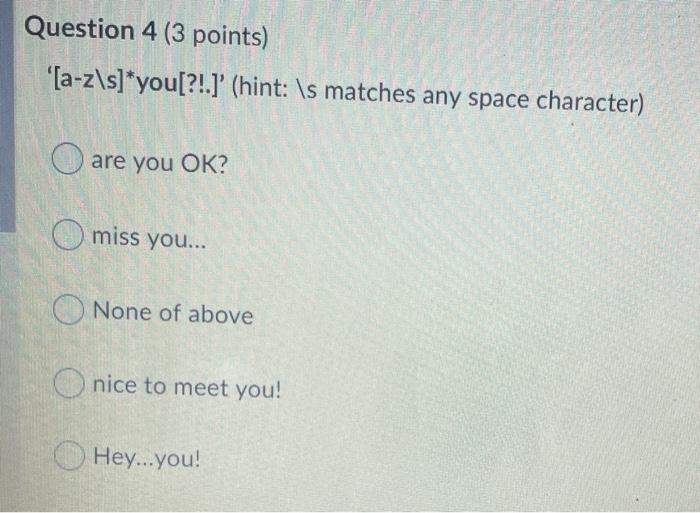 a=0] class a class int a=0; None of above Question 4 (3