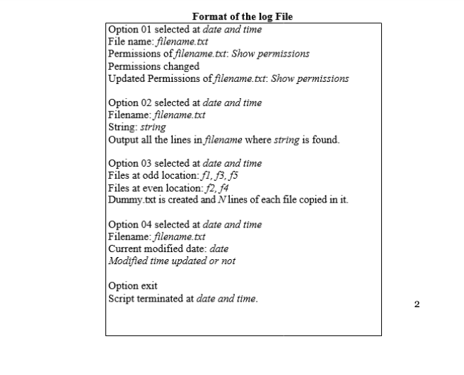 script that displays a main menu and perform tasks based on the