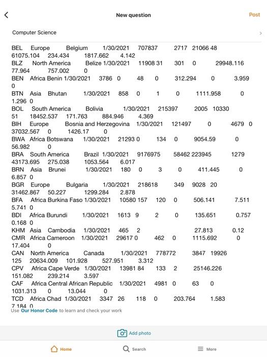 Using the type item in the list. We covered this in class