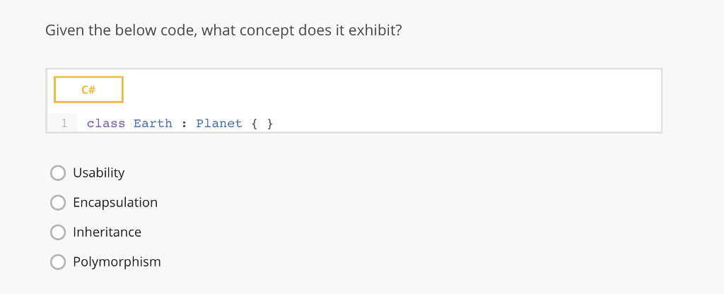 Polymorphism O Overriding