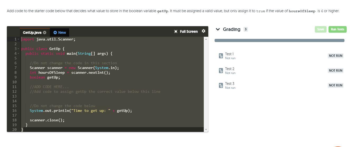  Add code to the starter code below that decides what value