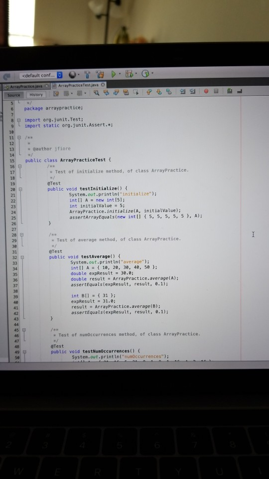 practice with arrays and static methods. Please download this zipped Eclipse project.