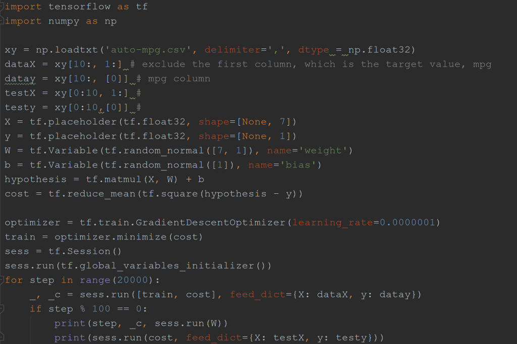 add 10-fold cross validation and estimate test error per each test fold,