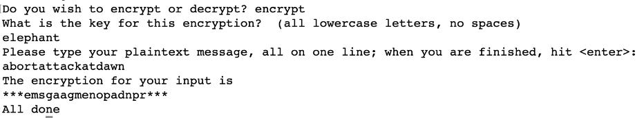 How to develop a Vigenere Cipher C++ program? Background info: We can