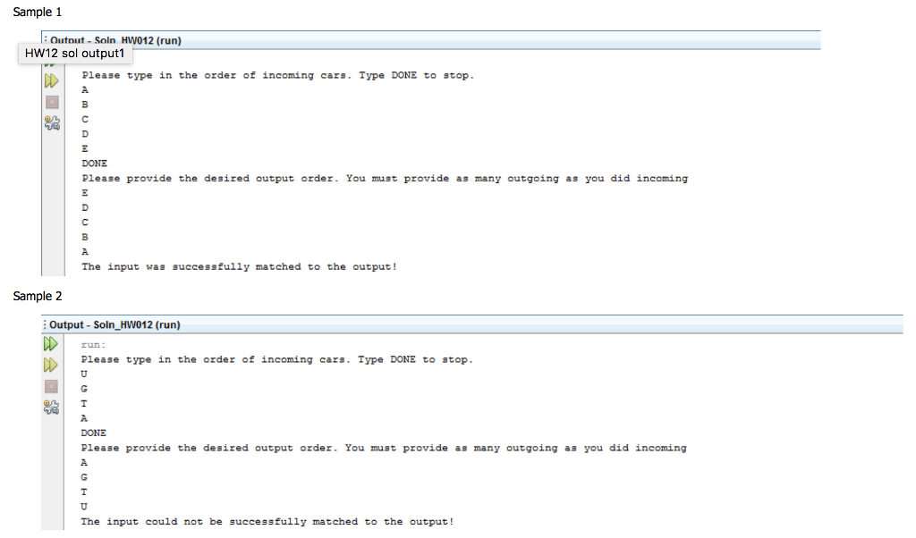 In this project, you will be implementing a railroad yard simulation program.