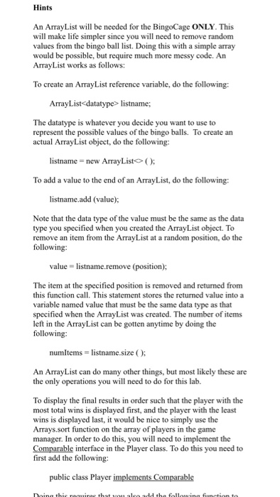 needs to be modeled is the bingo cage which contains 75 bingo