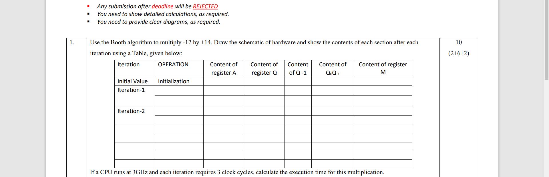 Subject - Computer Organization and Architecture [ Theory ] Before Solving this