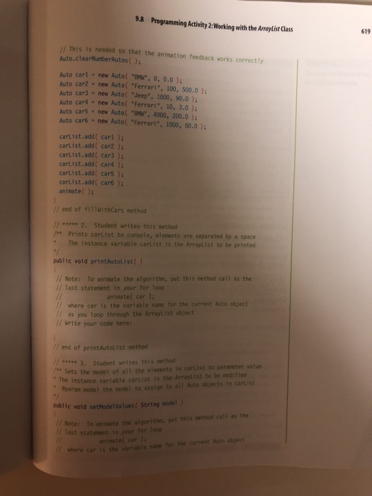 movie on the companin webste Clve 9.8 Programming Activity 2:Working with the