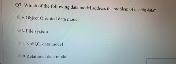 the level of the data abstraction of the physical model? a. High