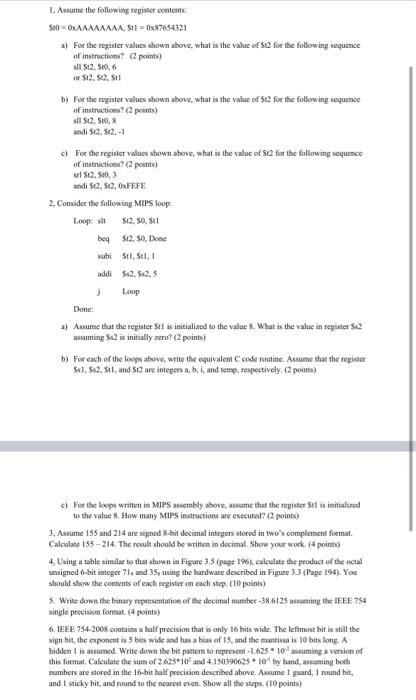 computer org & architecture class all 1 assignment please need help ,