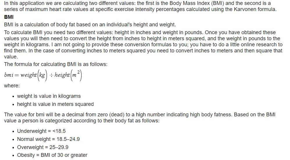C# Programming I - Microsoft Visual Studio In this application we are