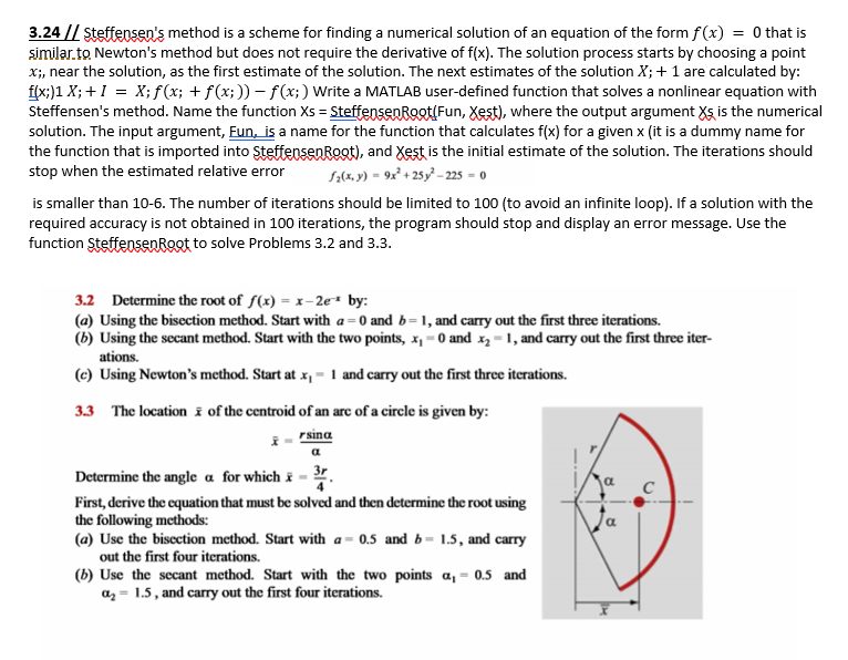 solution of an equation of the form f(x)0 that is similar to