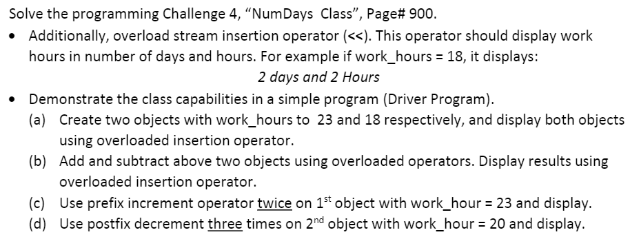 Please have class specifications and implementation files separate. Program in C++. thank