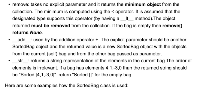 answer. Make sure your solution is readable, works, and follows the Python