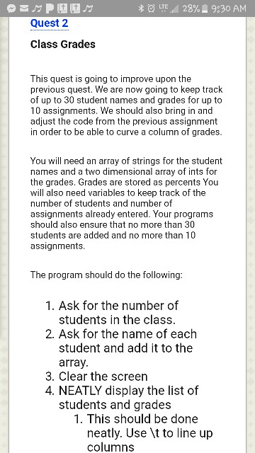 this is my previous code my instructor wants columns and rows