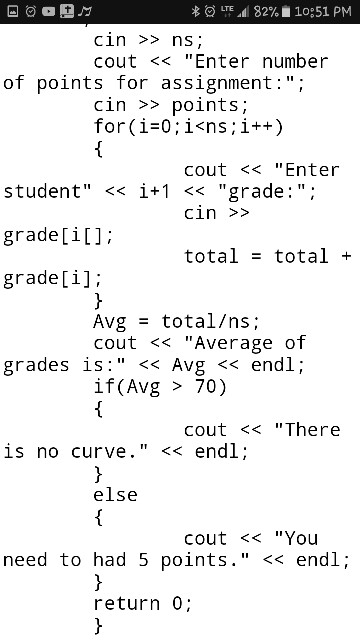 30 student names and grades for up to 10 assignments. We should
