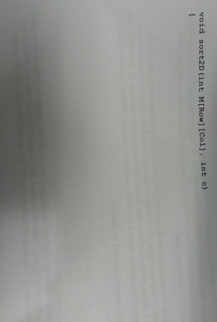 respect to (w.r.t.) the values in a given column c. Hint: You