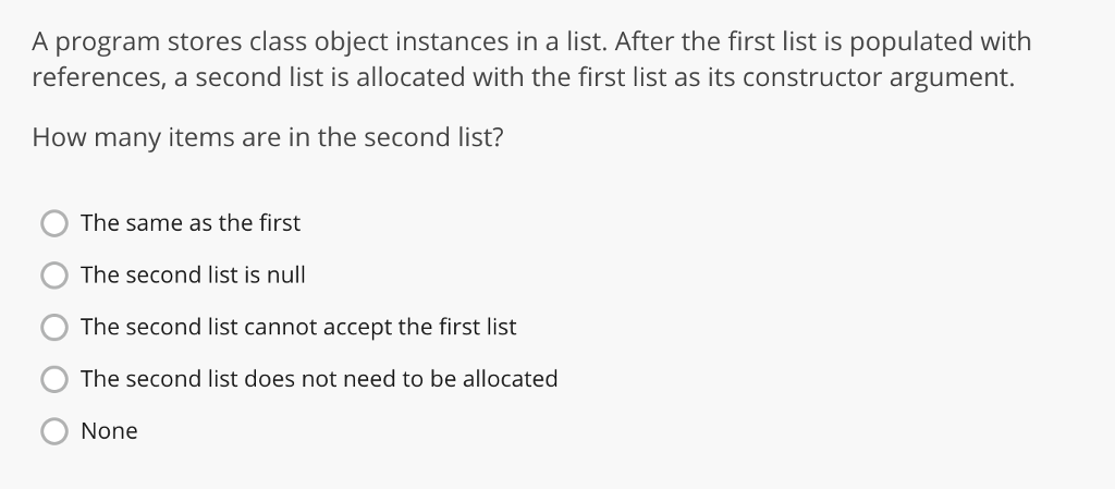 be used to easily generate a list from an array? O ConvertArray