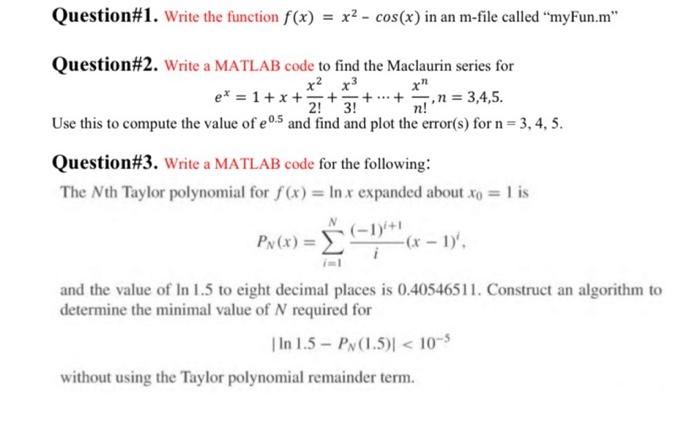 I want to write Python code for the following math problem Question#1.