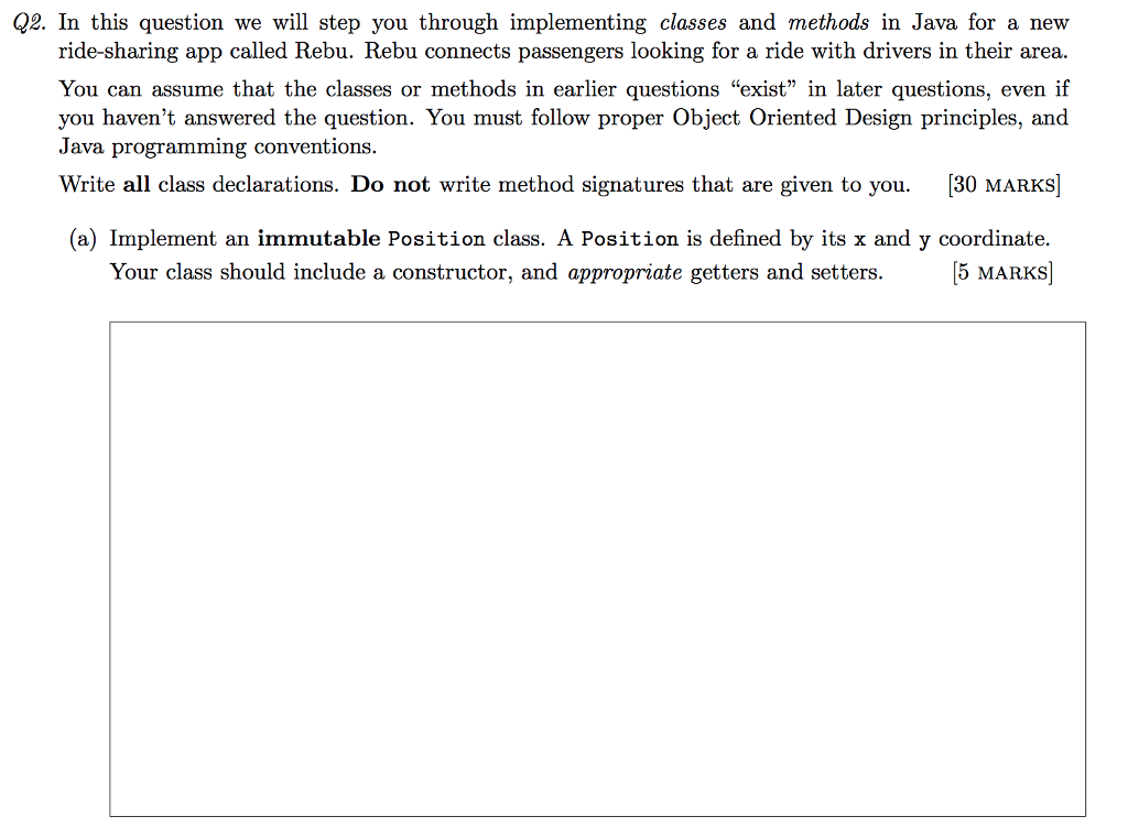 Java problem 02. In this question we will step you through implementing