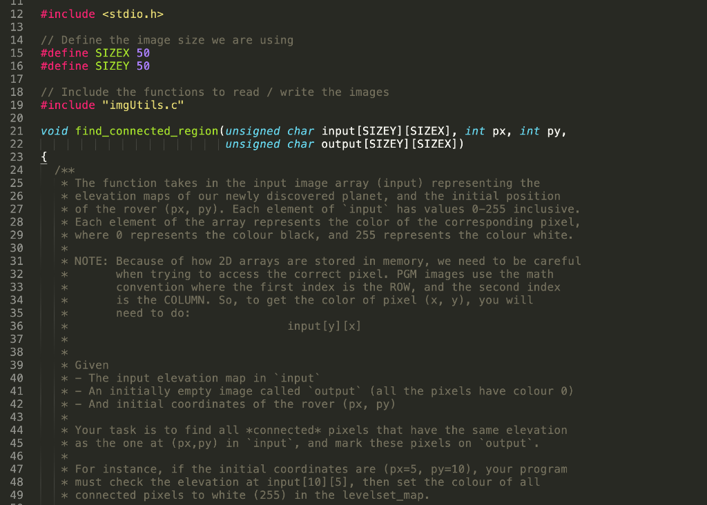 Language is C. All code is in screenshots, please let me know