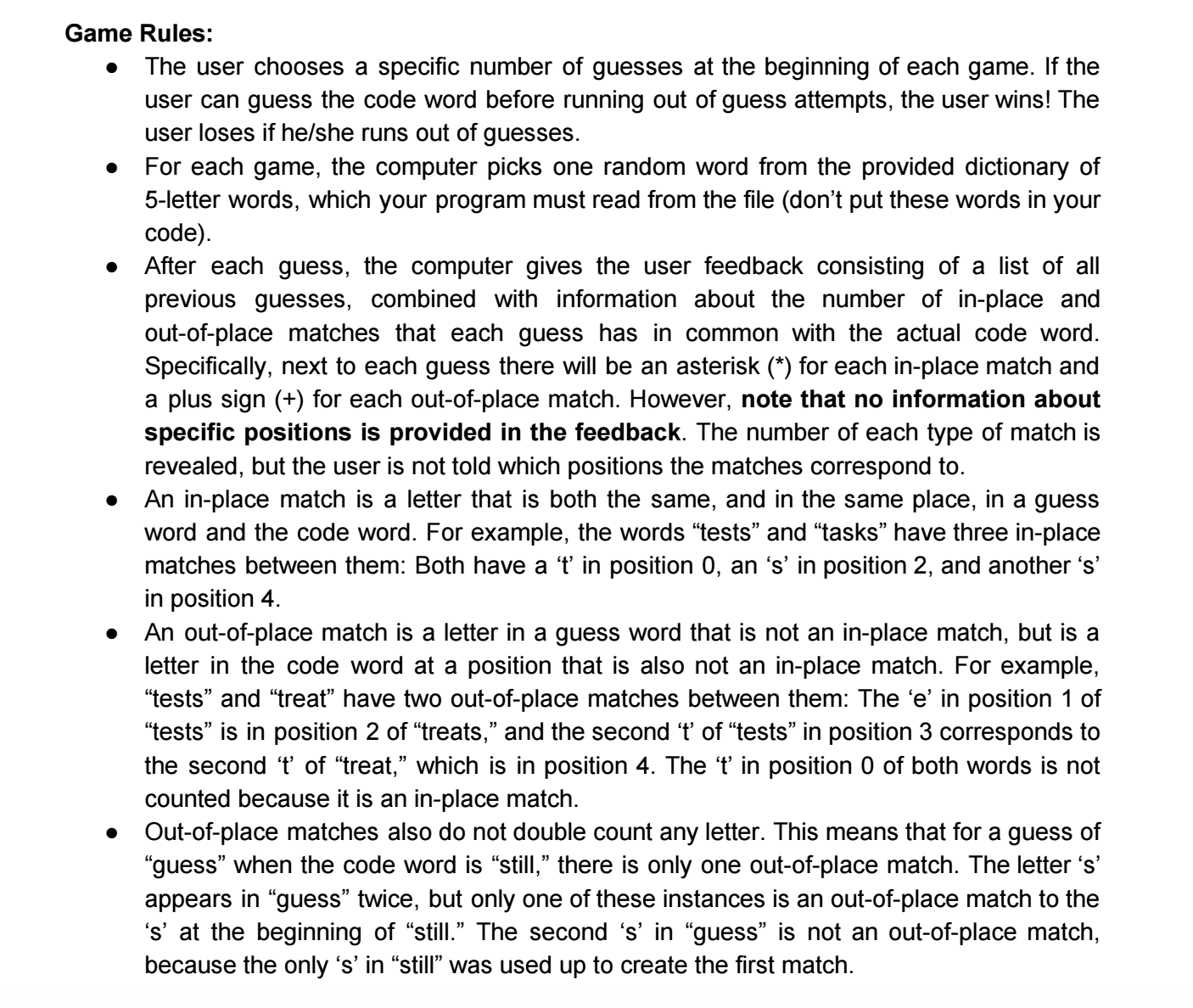 and make sure to just add to the code already provided! //