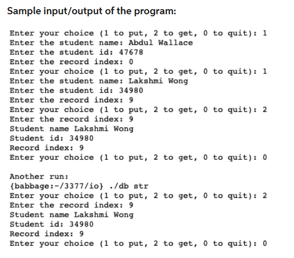 C coding in Linux shell script Instructions: The purpose of this assignment