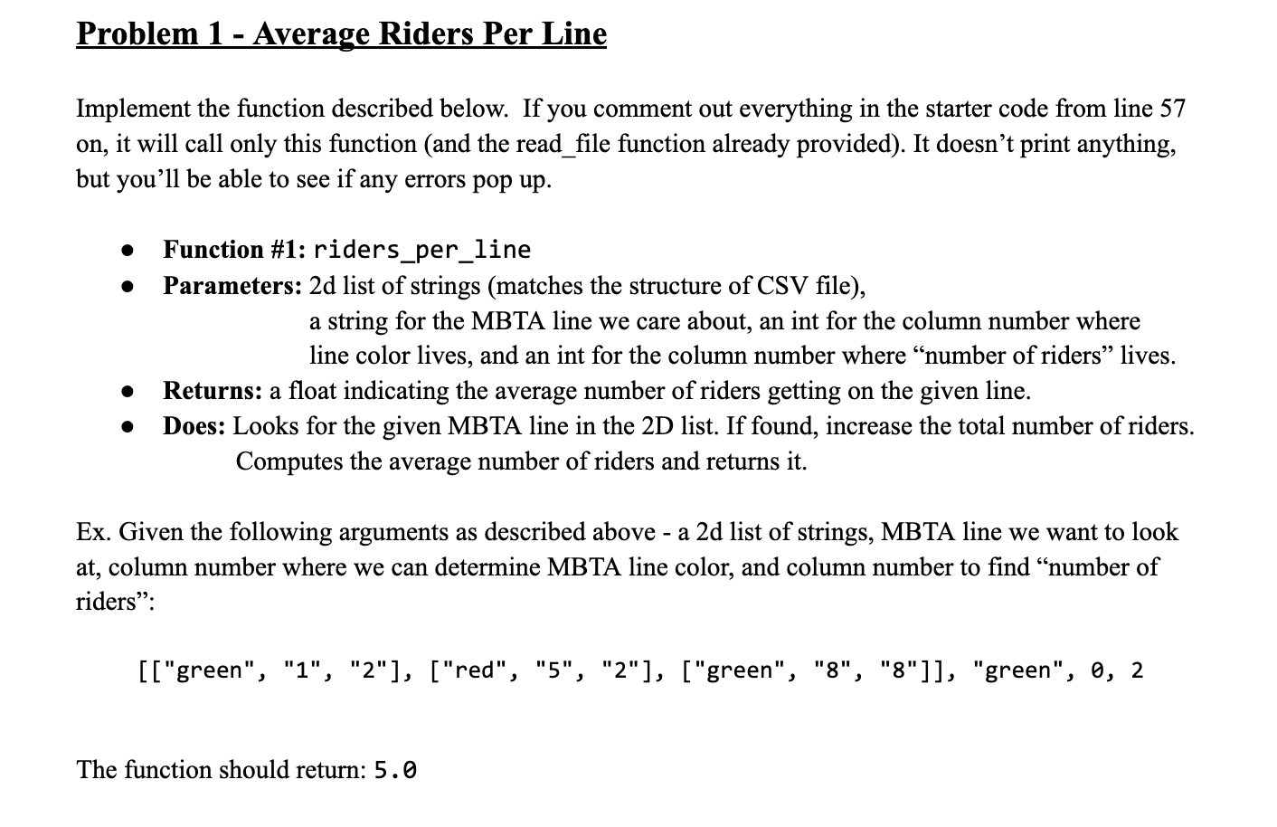 computation equation(inside of starter code), and make sure the output has values,