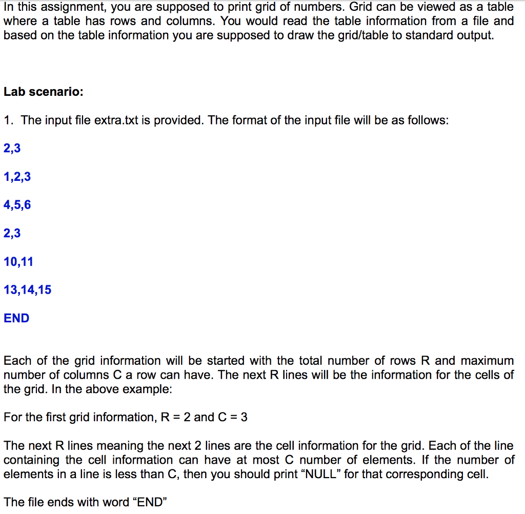 INPUT TXT FILE AS REQUESTED: PLEASE PROVIDE THE PSUEDOCODE AND OUPTUT!