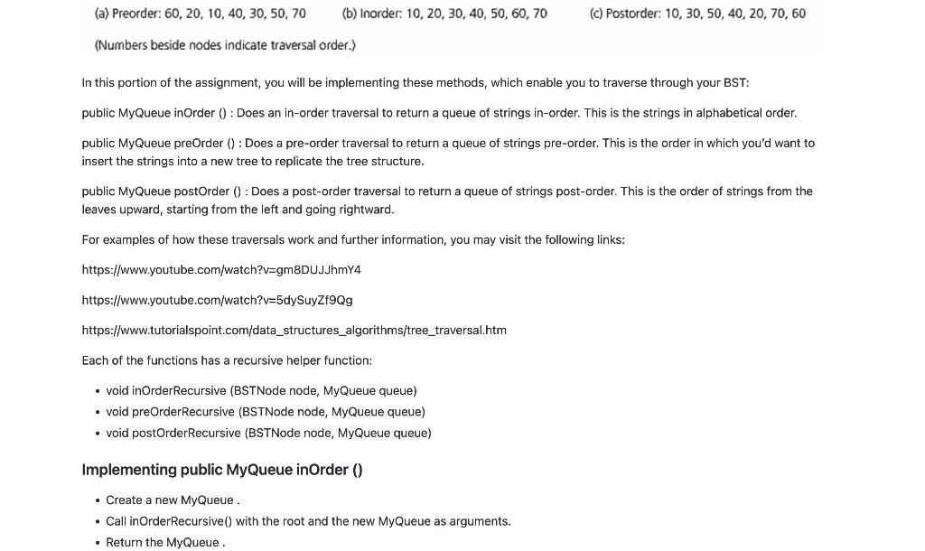 To run more specific tests, run the command mvn -Dtest=BinarySearchTree\#TESTCASEHERE test where