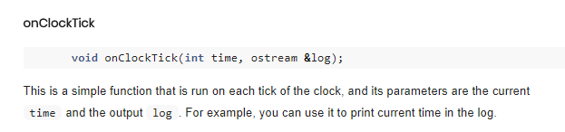 when the game starts: */ void onStart(int num, int rows, int cols,