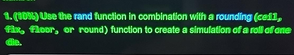  Use the rand function in combination with a rounding (ceil, filis,