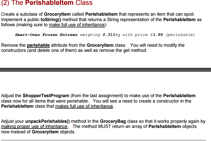  Can i get help with this java question please? (2) The