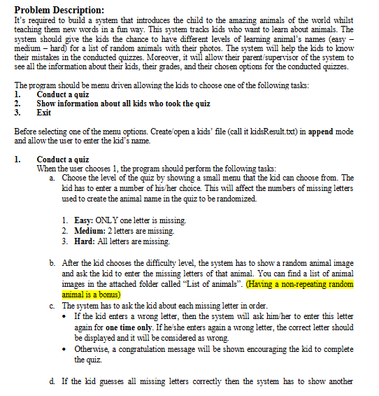 Please solve using C++ Problem Description: It's required to build a