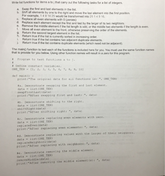  Please do in Python, this problem is one program but my