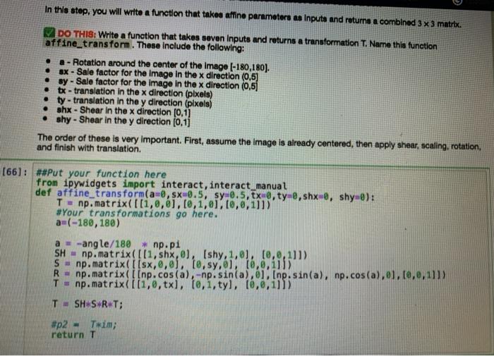 need help writing a function in python. already started the code. In