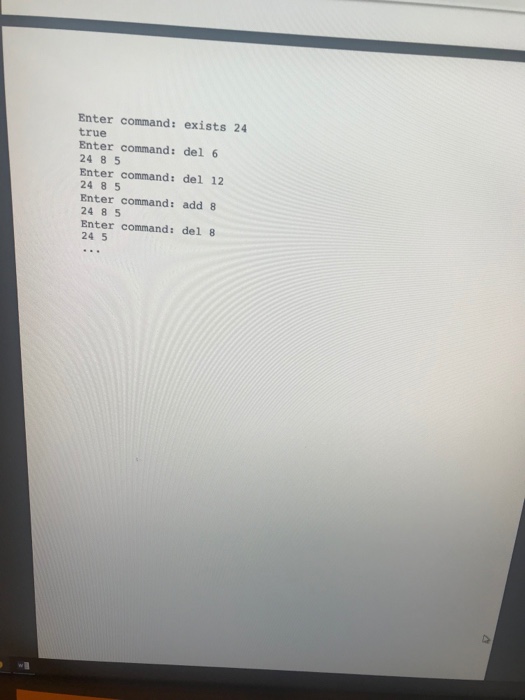 a Set data structure using a singly linked list implementation and a