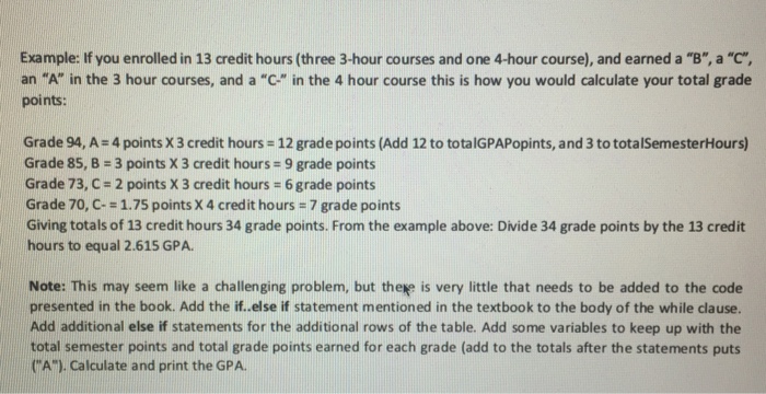 the textbook provides code that allows a user to enter a li