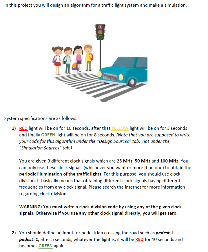  verilog code and its test bench using vivado 2018 using the