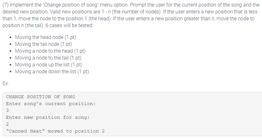 method Build the Song Entry class per the following specifications. Note: Some
