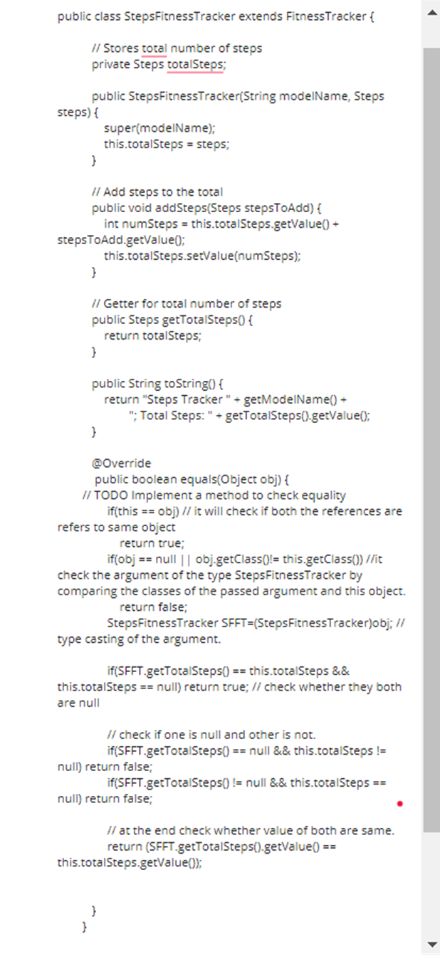 Help is needed quickly Modify the class FitnessExperiment class so that it