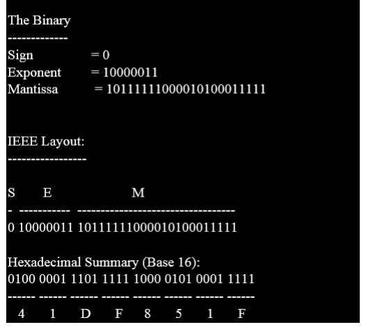 Create a C++ program that convert a user floating point value to