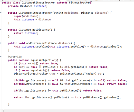 FitnessExperiment, and (ii) identify any StepsFitnessTracker, HeartRateFitnessTracker and DistanceFitnessTracker objects that are