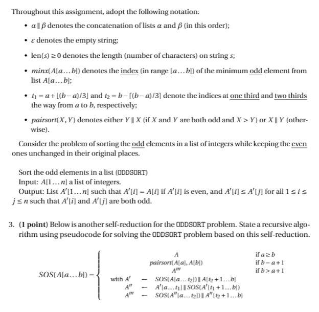  Throughout this assignment, adopt the following notation: a || B denotes