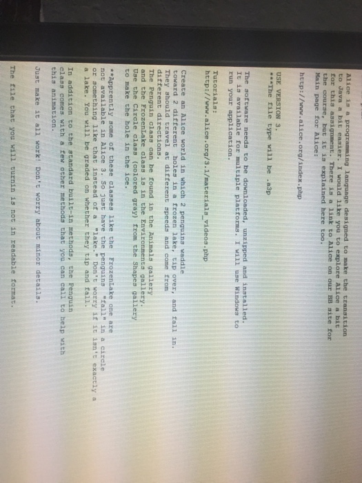  Al ice is a programming language designed to make the transition