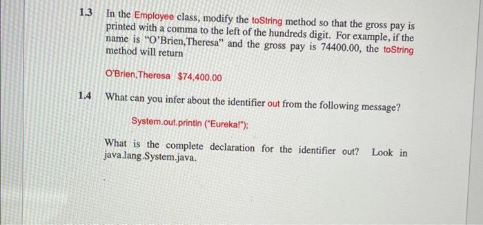 full = new FullTimeEmployee(); HourlyEmployee hourly = new HourlyEmployee 0); SalariedEmployee salaried